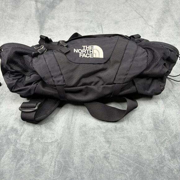 The North Face Terra Lumbar Pack Black Hip Waist Bag Mesh Pockets Gorpcore - Picture 12 of 15